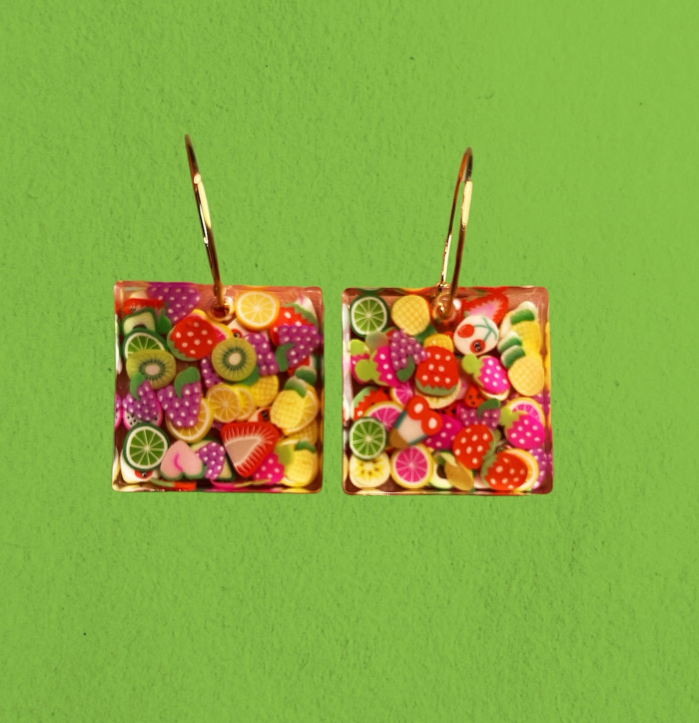 Fruits Party Fruits People Lovely Dating Gathering Party Earrings Gift for Her Him - Fruits Markets