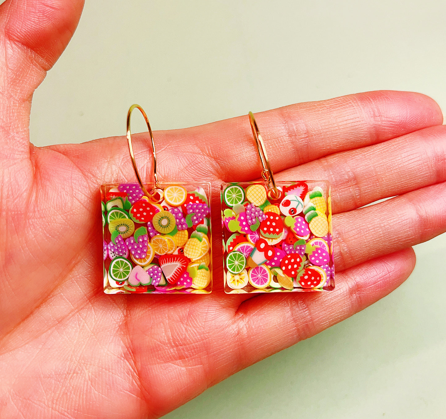 Fruits Party Fruits People Lovely Dating Gathering Party Earrings Gift for Her Him - Fruits Markets