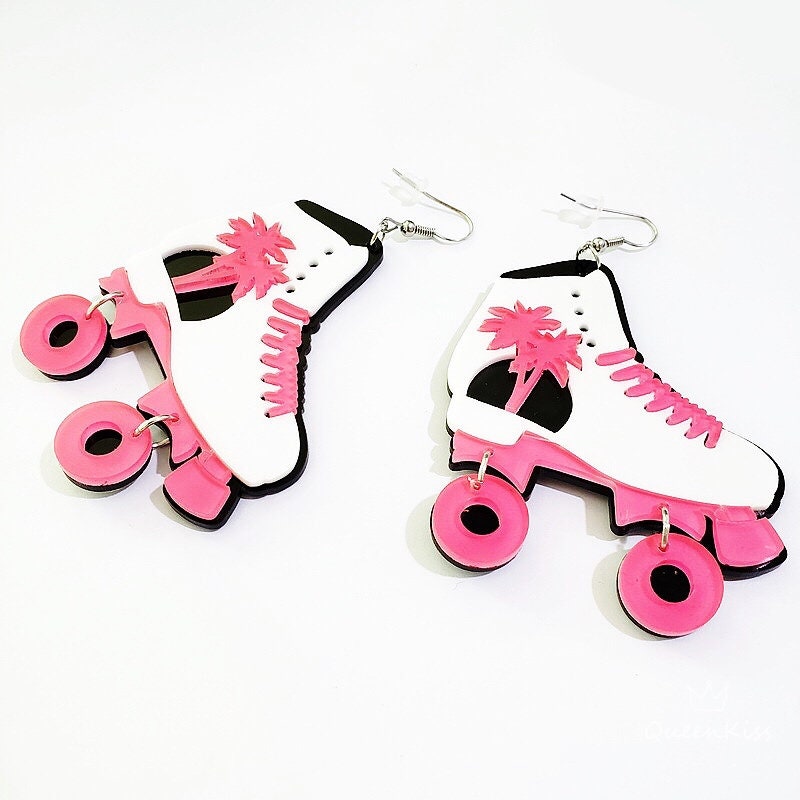 Cute Light Trendy Sexy Pinky Roller Shoes Coconut Party Earrings - Call me Sexy!!