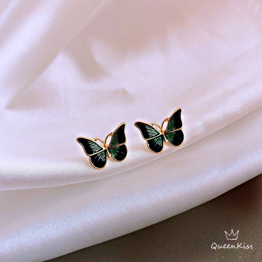 Cute Couple Butterfly Stud Earrings Modern Studs Minimal Stud Earrings Gift for her